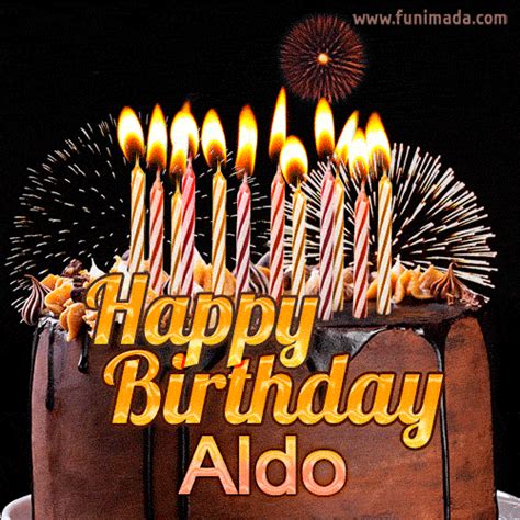 feliz cumpleaños aldo|Aldo Felicidades GIF .